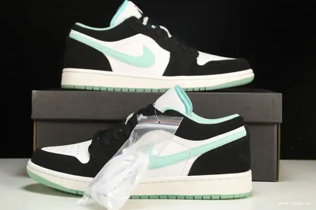 Cheap Air Jordan CQ9828-131 1 Low Green Island 0516